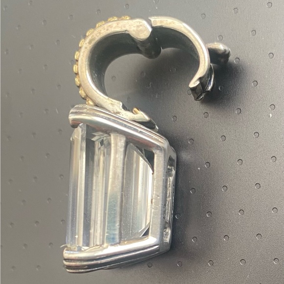 Lagos Caviar White Topaz Necklace Charm Enhancer - Picture 2 of 5